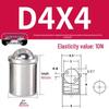 304 Stainless Steel Spring-Loaded Ball Plunger with Limit Screw