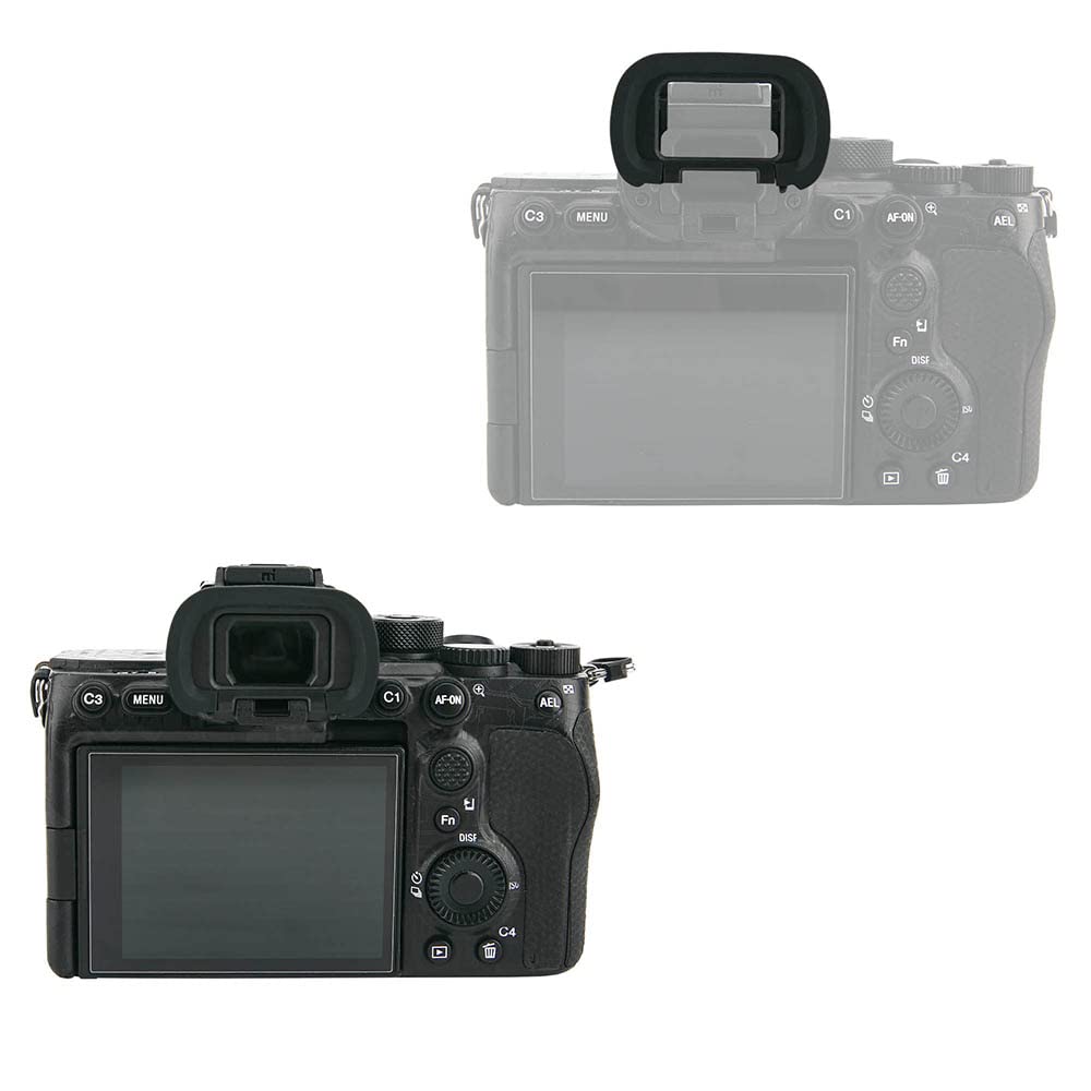Pack of 2 JJC Eyecups for Sony A1 and A1 Compatible with FDA-EP19 II, A9III, A7RV, A7R5, A7IV, A7SIII, Cameras. FDA-EP19 Eyepieces.