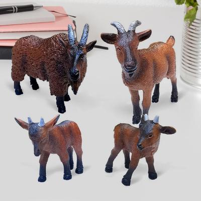 Kozí postava Tvar Móda Odolná proti pádu Párty Domů Miniaturní simulace Kozí dekorace Model Figurka