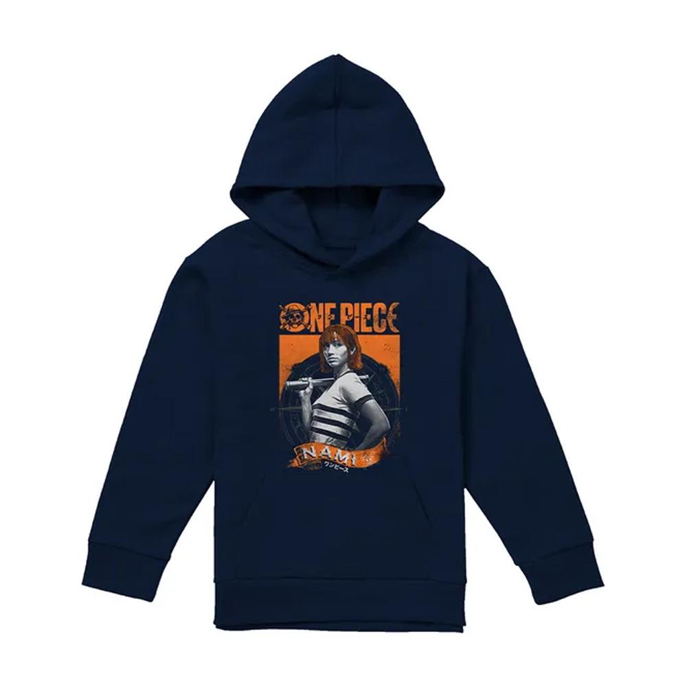 One Piece Live Action Childrens/Kids Nami Portrait Hoodie