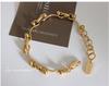 European Spicy Girl Layered Chunky Chain Necklace & Bracelet Set - Gold-Plated Titanium Steel