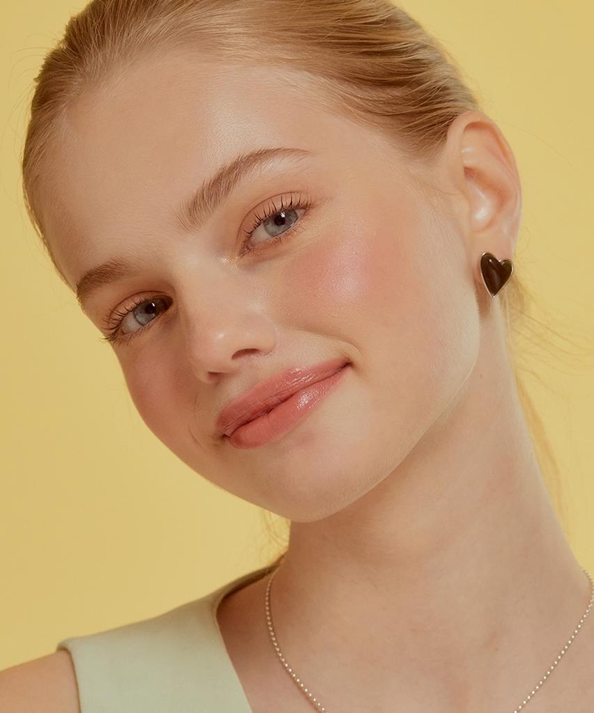 Tatiana Asymmetrical Heart Earrings Ec1906