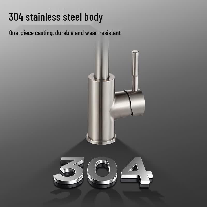 Submarine SUS304 Stainless Steel Kitchen Faucet