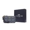 COACH Nolita Jacquard Fabric , Cow Split Leather Handbag , Shoulder Bag Women's Denim Blue (Unisex) Shoulder Bags CH149 IMDEI