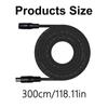 Heavy Duty 16AWG Male To Female DC8020mm Powers Cord Extension Cable for Portable Powers Stations