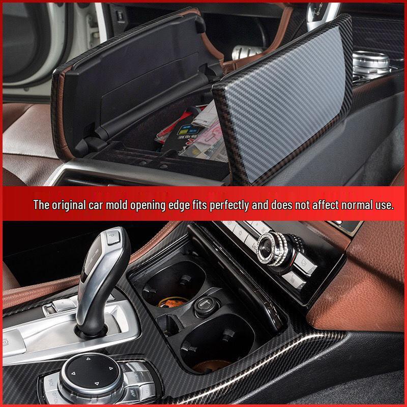 BMW 5 Series F18/F10 520i/523li Carbon Fiber Gear Shift Sticker Cover Plate for Interior Modification
