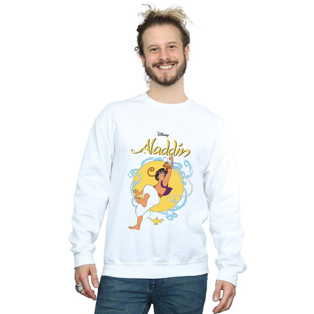 Disney Mens Aladdin Rope Swing Sweatshirt