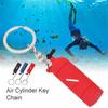 Small Diving Keychain PVC Air Cylinder Shape Keyring Portable Snorkel Gear Accessory Diver Keyring for Daily Party Wear