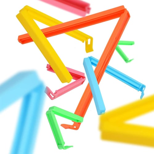 Samcos Convenient Bag Clips, Kitchen Clips, Refrigerator Bag Clips, Prevent Moisture from Snacks, Food Storage, Waterproof and Moisture-Proof Clips, 5