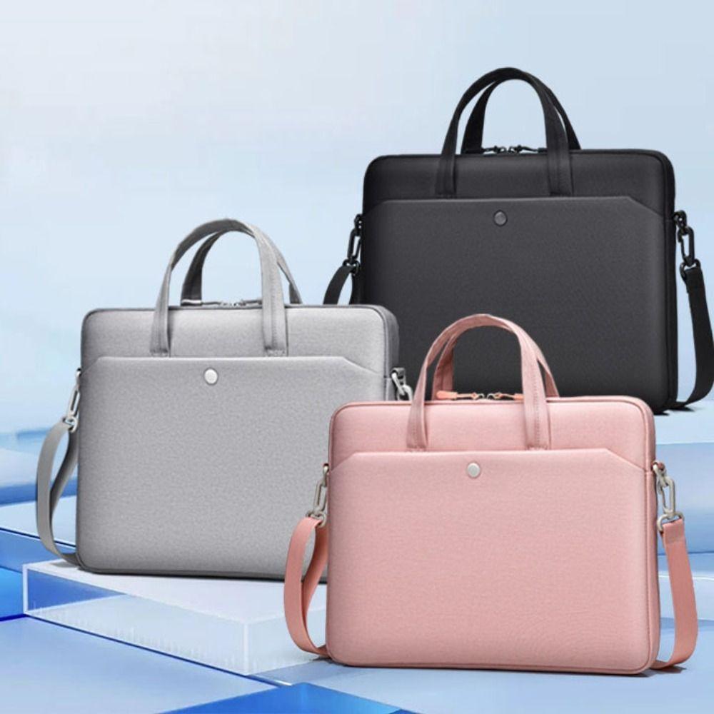 

Большая вместительная сумка для ноутбука, легкая сумка через плечо для Macbook/HP/Huawei/Lenovo/Dell