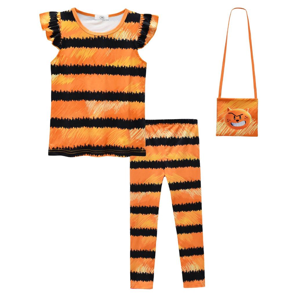 Children Cosplay Costume Girl dog man petey Clothing Halloween Carnival Set Blouse Skirt Sets Summer Casual Suit Party Costume