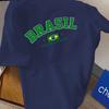 Brasil South America Flag Print T-Shirt Breathable Cool, Comfortable Wear,Daily Casua