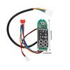 Electric Scooter Dashboard Circuit Board Clear Display Electric Scooter Replacement Circuit Board Bluetooth for Scooter Repair