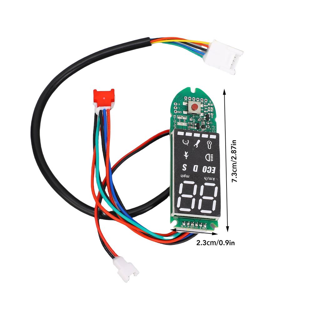 Electric Scooter Dashboard Circuit Board Clear Display Electric Scooter Replacement Circuit Board Bluetooth for Scooter Repair