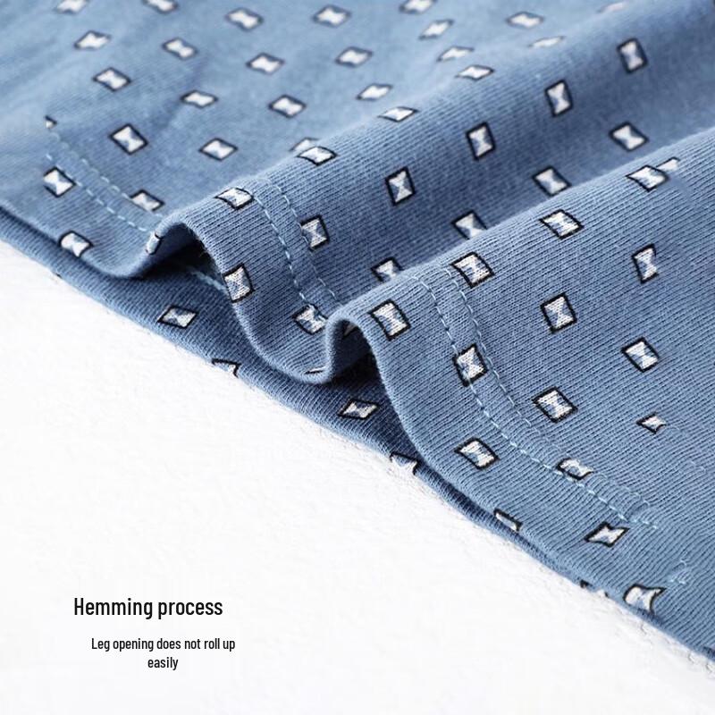 Nanjiren Men's Pure Cotton Antibacterial Boxer Briefs