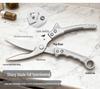 Stainless Steel Poultry Bone Scissors: Multifunctional Kitchen Shears for Chicken, Duck, Goose, and Meat