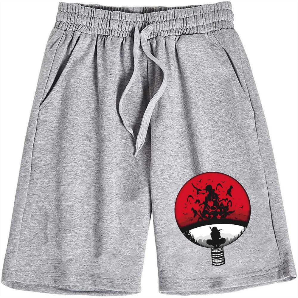 Summer Casual Shorts, Men's and Women's Loose Micro-elastic Printed Sports Five-point Pants