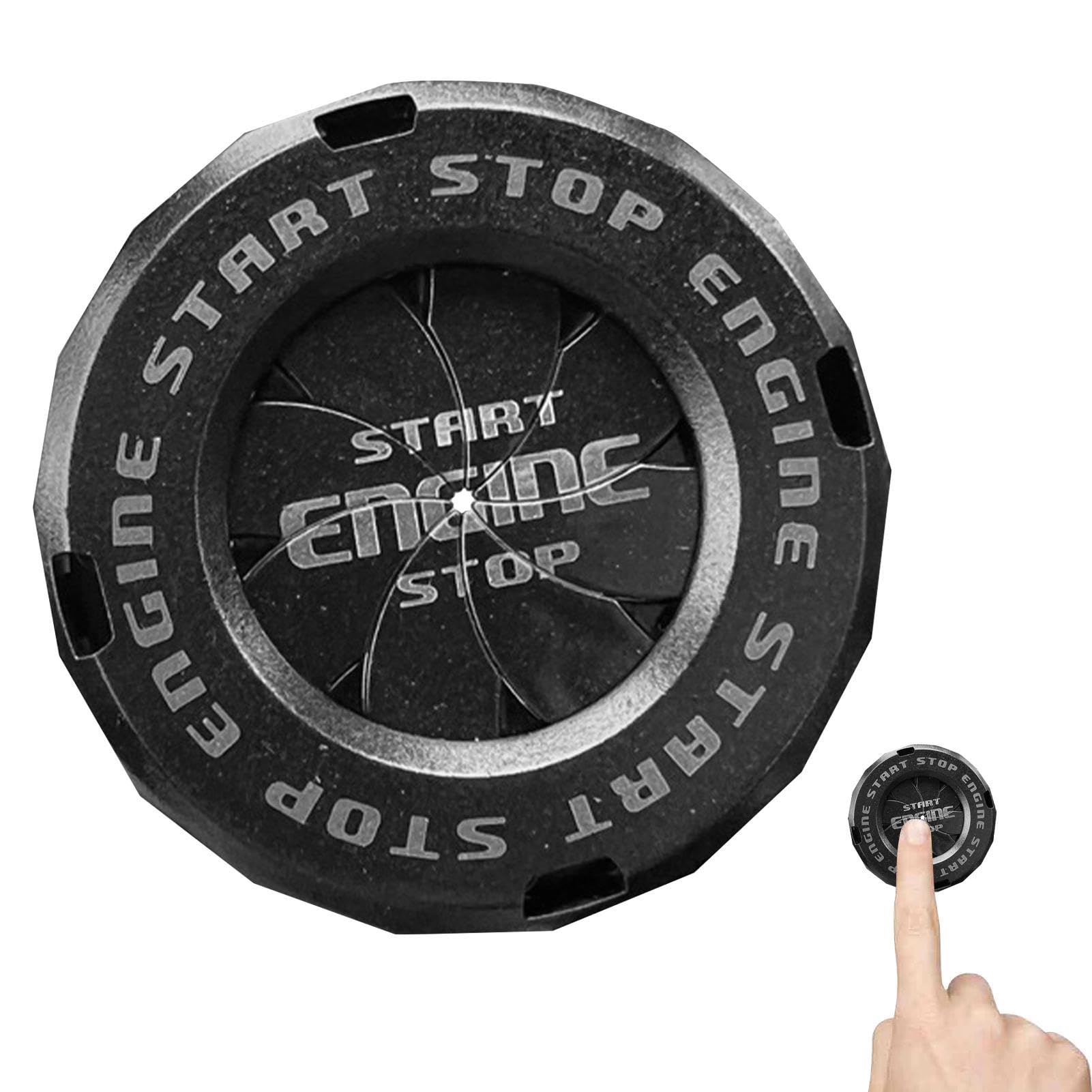 

Крышка кнопки запуска - Крышка кнопки запуска - Запуск двигателя автомобиля Please refer to the description чёрный