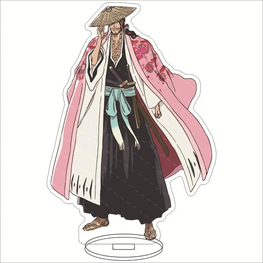 Anime BLEACH Acrylic Decorative Crafts Toy 15cm Ichigo Kurosaki Aizen Sousuke Collectible Figures Desktop Home Decoration