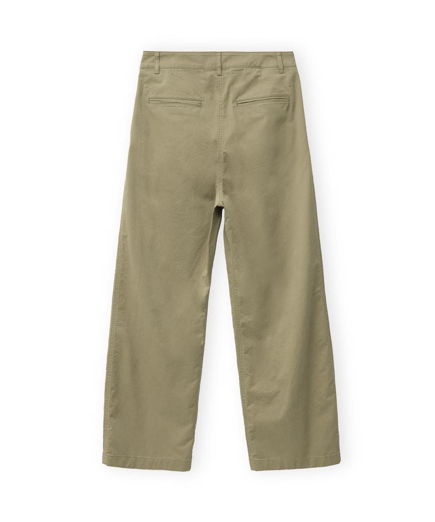 Beulaunyadeu W Washed Two-Tuck Pants, Beige