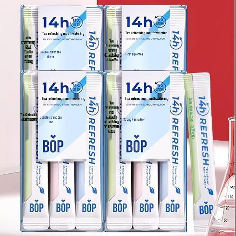 Pop Research Refreshing Tea Mouthwash Strips