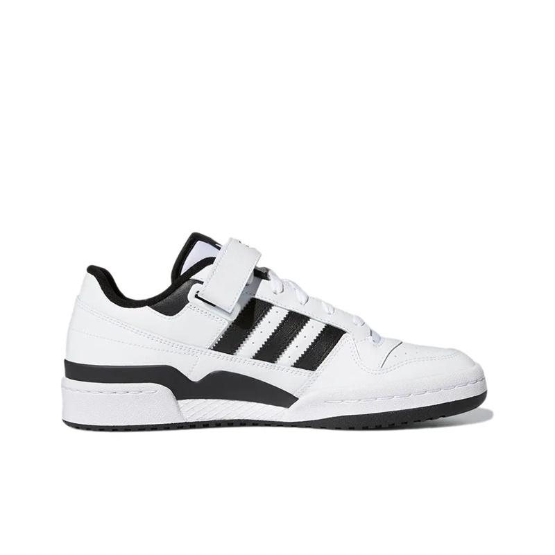 Adidas Forum Low White Black Unisex Sneakers Cloud-White Core-Black FY7757