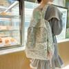 Backpack women's new fresh and sweet girl versatile backpack high value fashion large capacity student bag