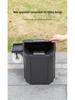 Portable Folding Camping Toilet with Lid for Adults and Kids