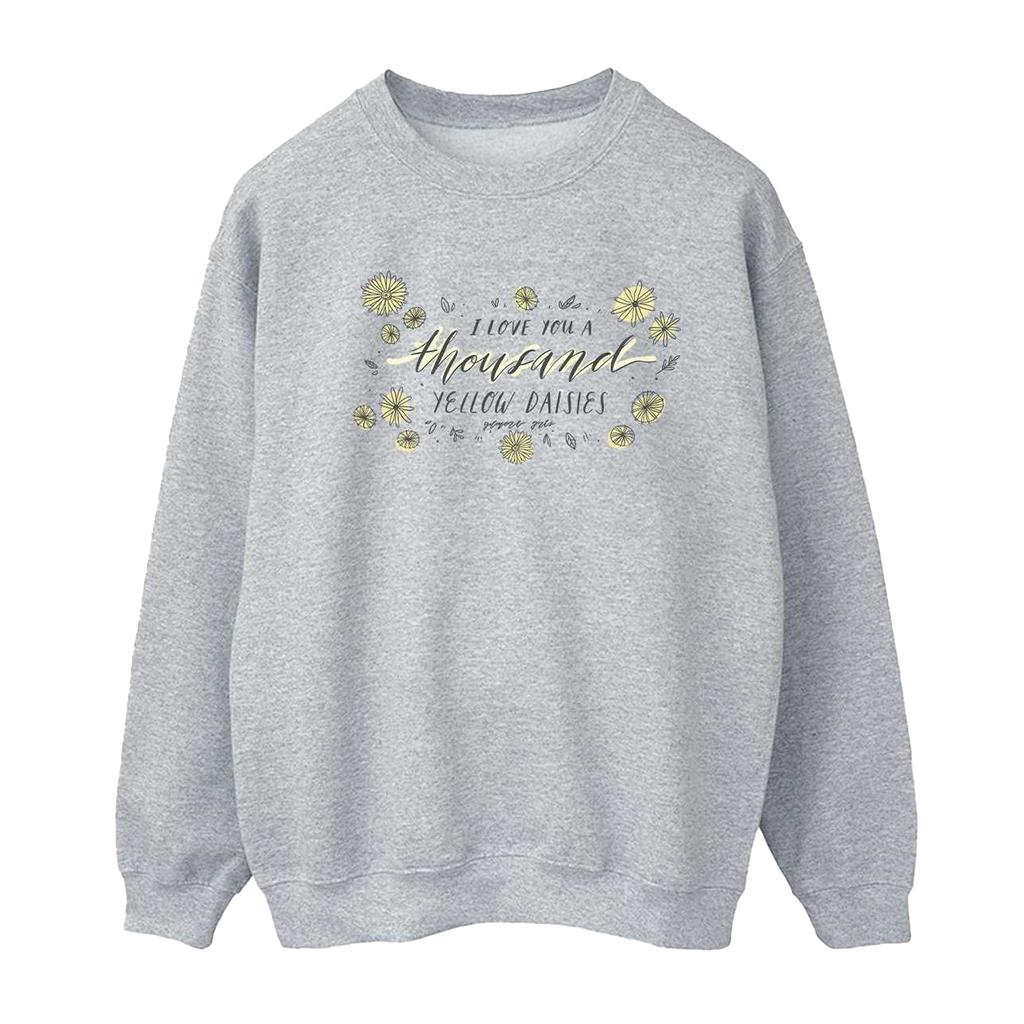 Gilmore Girls Womens/Ladies I Love You A Thousand Yellow Daisies Sweatshirt