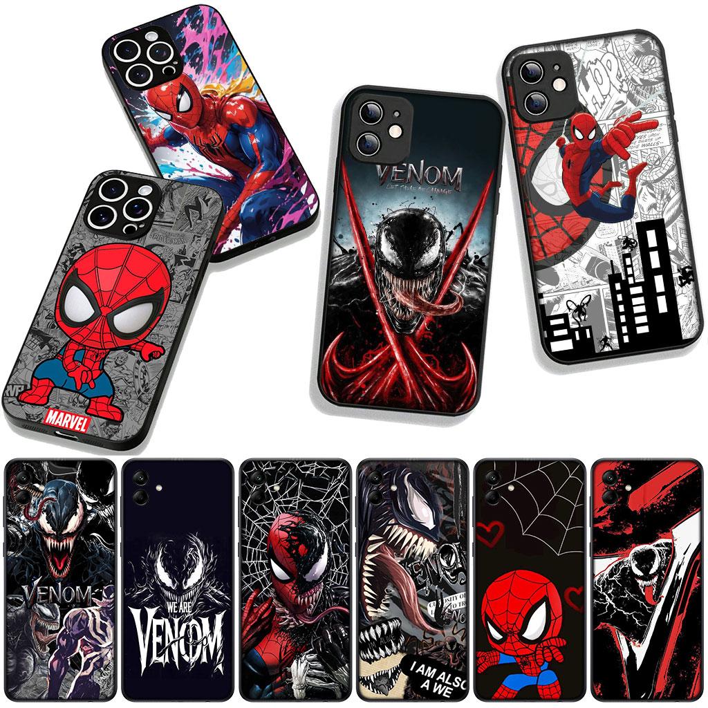 Spider Man Marvel Venom Spiderman Case for Motorola Moto G54 G05 G24 G45 G55 G75 G85 G15 G57 G86 Power Edge 50 30 Fusion neo Pro