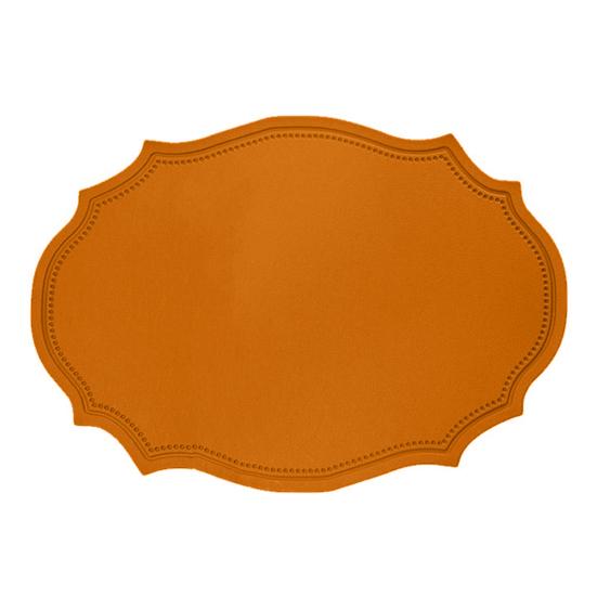 

Термостойкие ПВХ-салфетки, многоразовые нескользящие коврики для стола, водонепроницаемые эллиптические салфетки для столовых приборов оранжевый