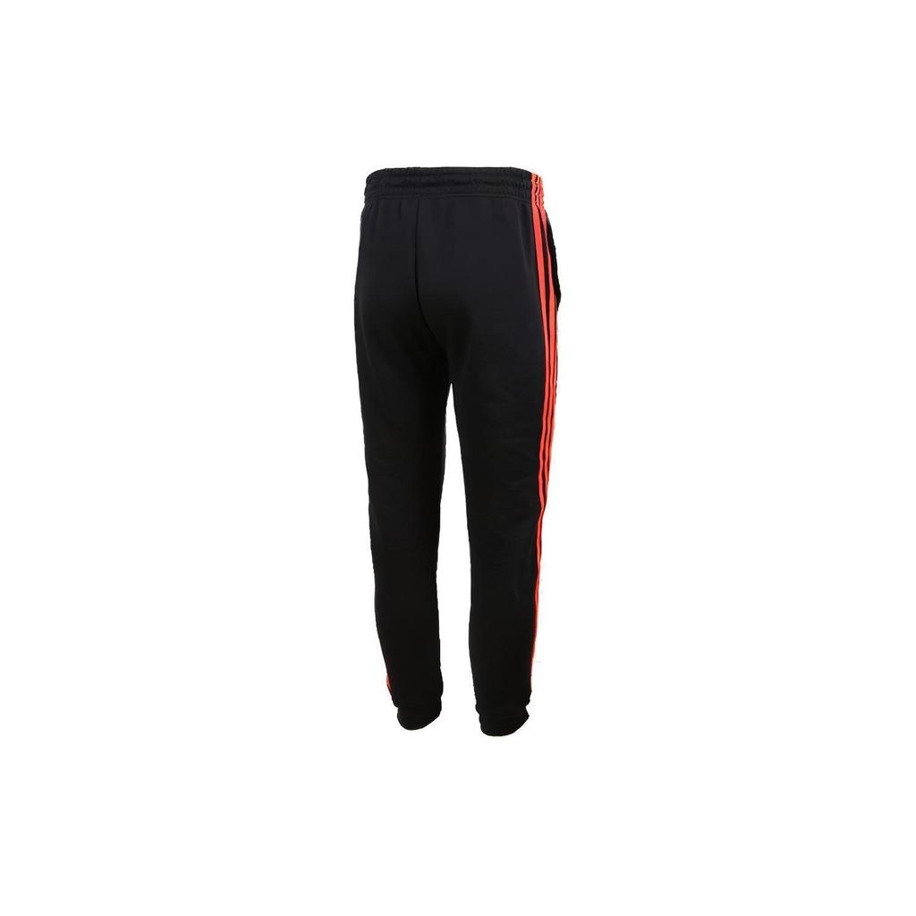 Adidas Knitted Sweatpants Men's Black Moderate Cuffed Pants GM2348