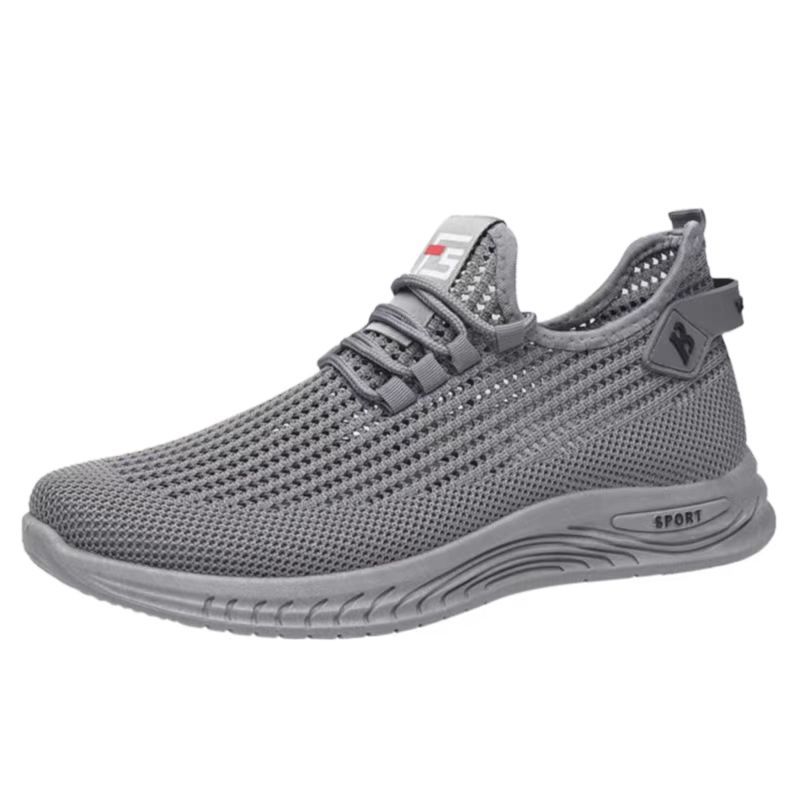 Men's Shoes Spring and Summer Breathable Non-slip Sneakers Running Casual Shoes Light Mesh Shoes