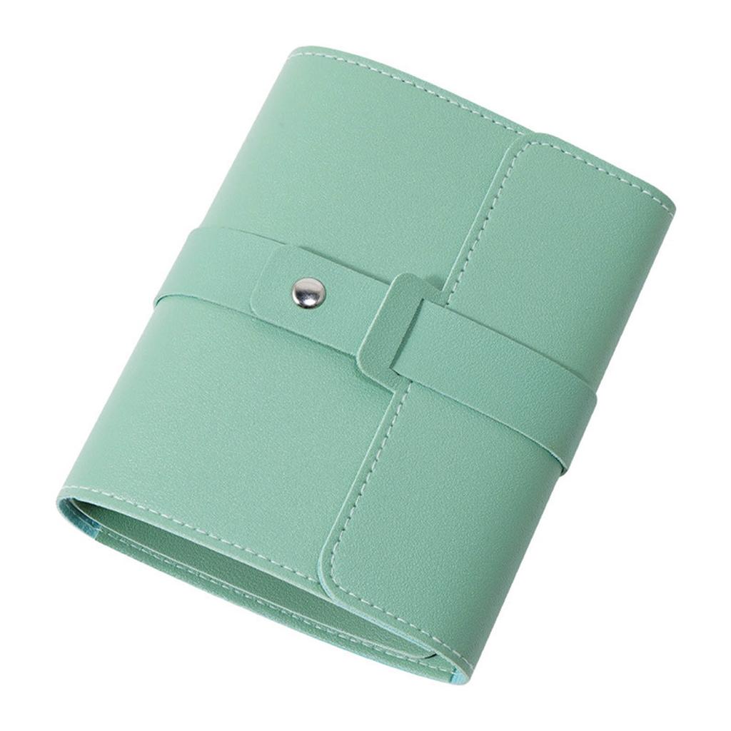 Ear Studs Collection Notebook Earring Organizer PU Material Earring Storage Bag Portable PU Earring Cases for Earrings