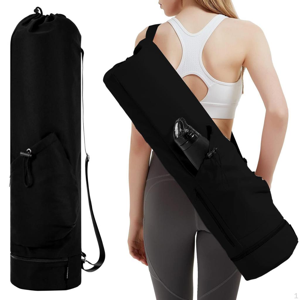 Yoga Mat Bag Carrying Pilates Storage Shoulder Exercise Holder for Gym Office