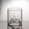 2pcs Set 170ml Transparent Fuji Mountain Whisky Glass Cup Whisky Beer Vodka Tea Spirits Glasses Creative Scenic Mug Drinkware