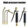 High Pressure Water Spray Gun Quick Connect Alloy Cleaning Wand For Car Washing Garden Irrigation Air Conditioner Outdoor Clean Tool Kit