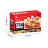9-teiliges Set Kinder Rollenspiel Miniatur Snack Burger Brot Lernspielzeug Simulation Essen Hamburger Küche Kochspielzeug Set