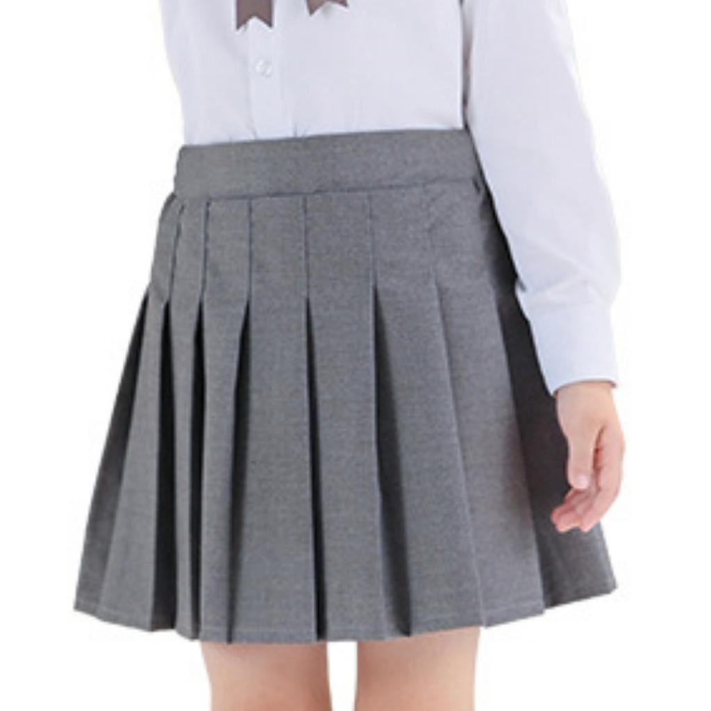 Girls Pleated Skirt Casual School Uniform Skirt for Kids