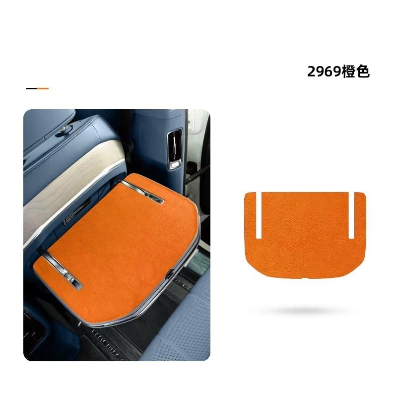 Italian Suede Interior Stickers for ZEEKR 9X 2025 2026 Car Door Window Lift Decal Air Outlet Frame Trim Strip Center Dash Panel