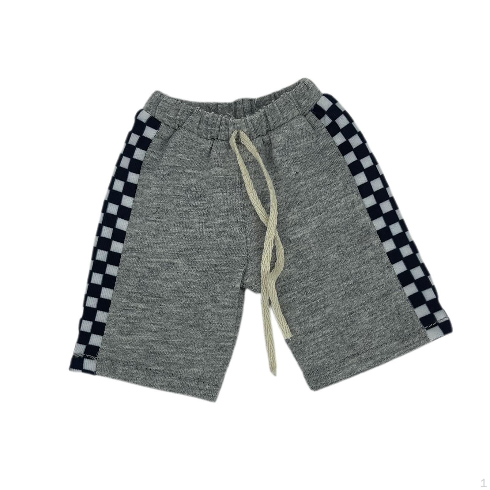 

1/6 Scale Male Clothes Men Figures Doll Pants Uniform Soft Cloth Suit for Action сірий