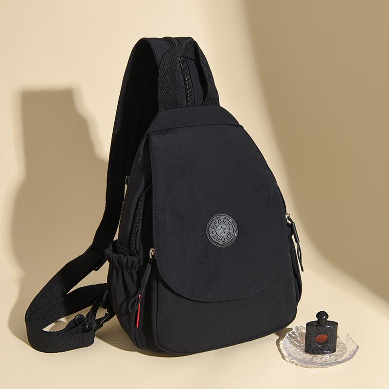 Einfarbiger Rucksack Reise Damen Schultertasche Multifunktionale Sport Brusttasche