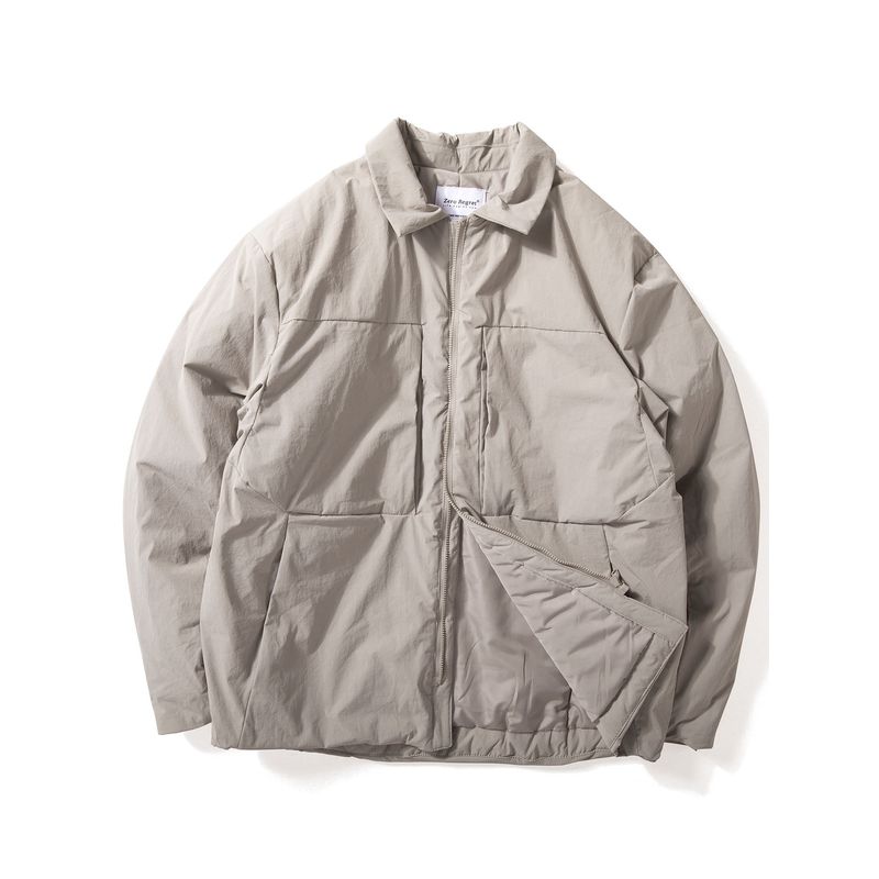 Men's Trendy Cotton Jacket, Loose Fit, Casual, Warm, Cold-Resistant, Winter New Style, Turn-Down Collar Cotton Coat