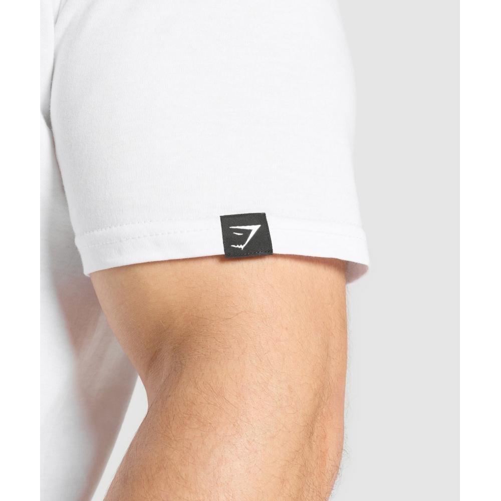 Gymshark T shirT 2 Pack whiTe Black A7a2v Wb86