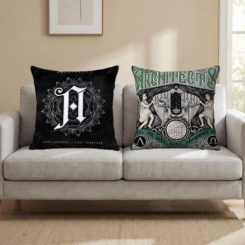 Architects Cushion Cover Multi-Scene Pillow Cover for Home & Car - Reversible, Soft & Durable for Daily Use