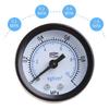 Portable Pressure Gauge 1/8-inch Thread Aluminum Pressure Meter Air Pressure