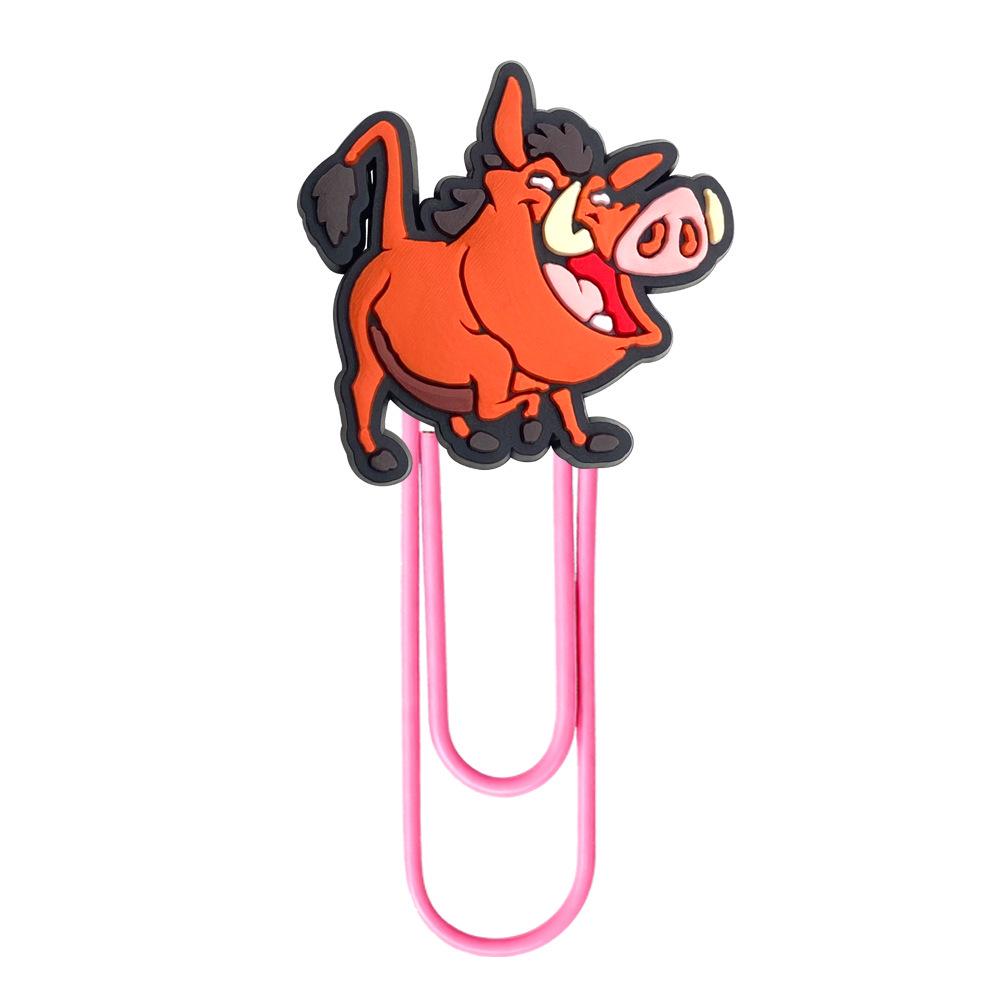 Colorful Lion King Cartoon Paperclip Bookmark for DIY & Office