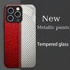 Proteggi custodia per telefono di lusso, texture squisita, di fascia alta, custodia in vetro per iPhone 17161514131211pm Pro Plus Resistente alle cadute