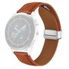 For Samsung Galaxy Watch3 45mm Huawei Watch GT 4 46mm Leather Strap 22mm Magnetic Watch Band