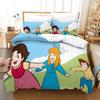 Alpen Heidi Bettbezug Tapferes Mädchen Bettwäscheset, Weiche Kinderbettdecke, Einzelbett Doppelbett Vollbett King-Size Bett King-Size Bettwäscheset